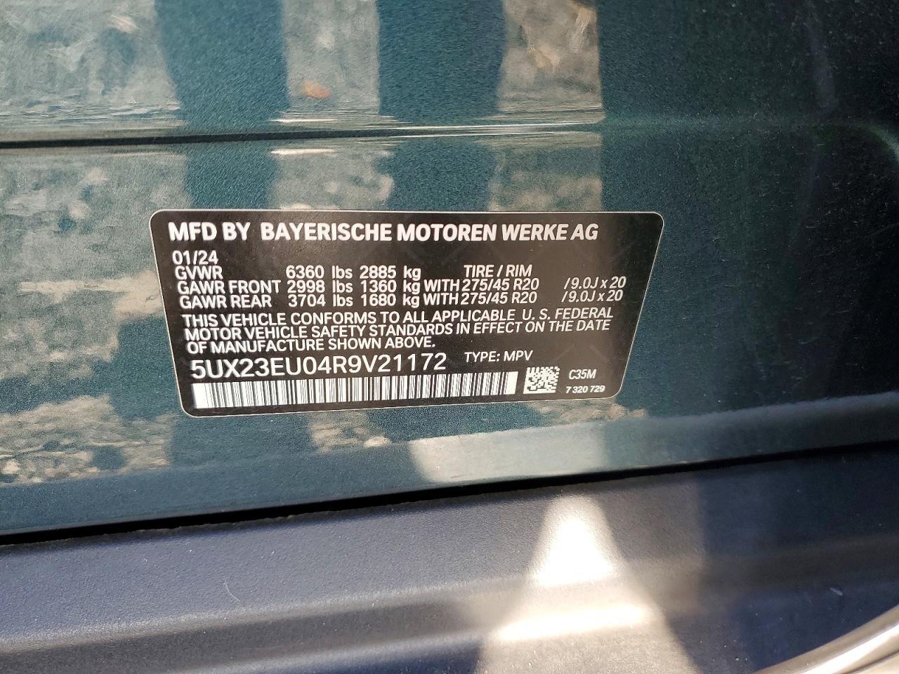 2024 BMW X5 xDrive40I - zdjęcie 14