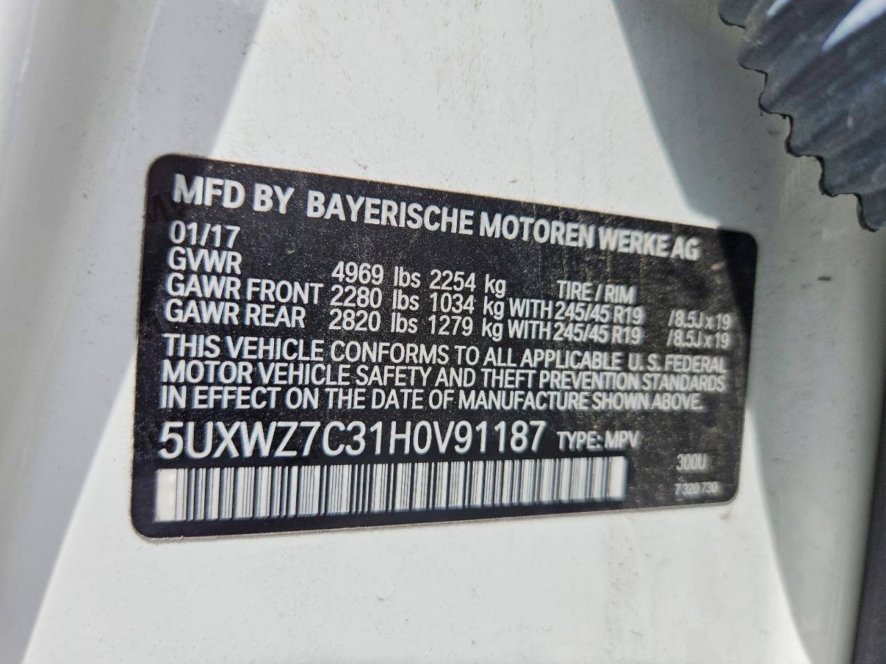 2017 BMW X3 Sdrive28I - zdjęcie 13