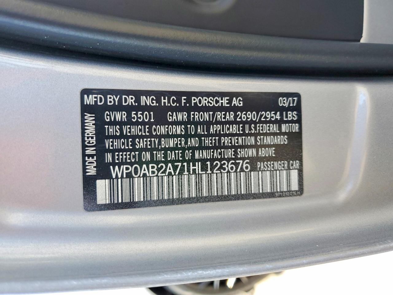 2017 Porsche Panamera 4S - zdjęcie 12