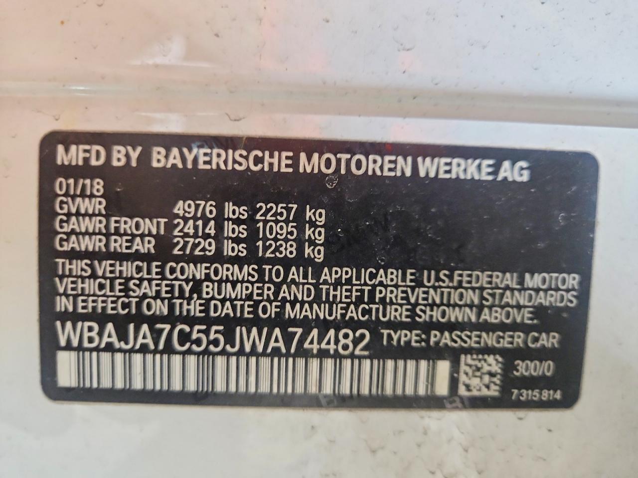 2018 BMW 530 Xi - zdjęcie 12