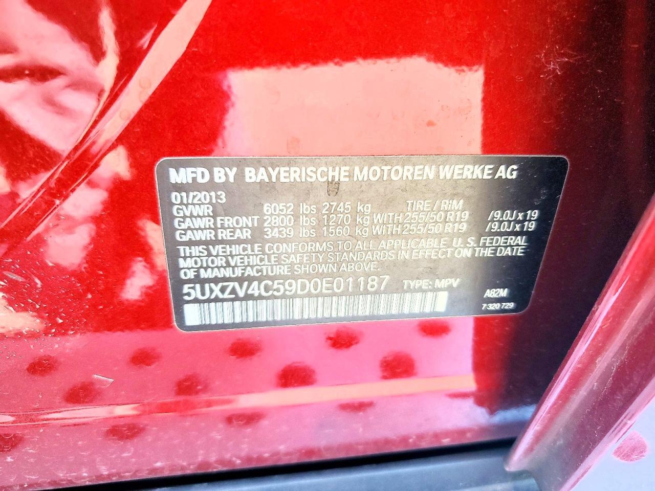 2013 BMW X5 xDrive35I - zdjęcie 12
