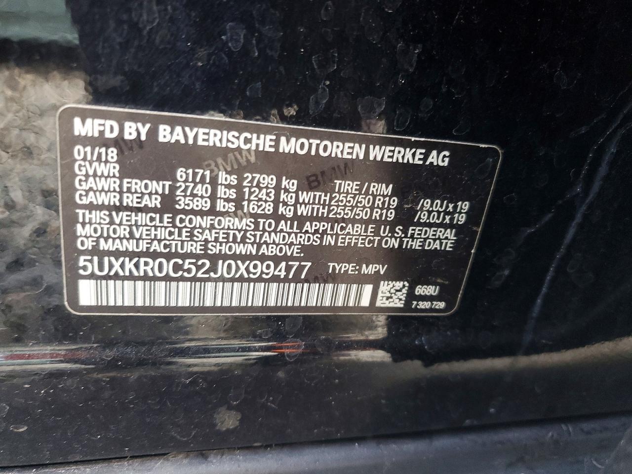 2018 BMW X5 xDrive35I - zdjęcie 13