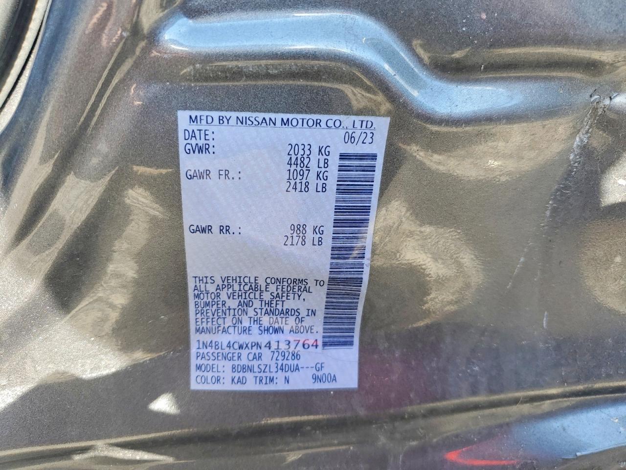 2023 Nissan Altima Sr - zdjęcie 23