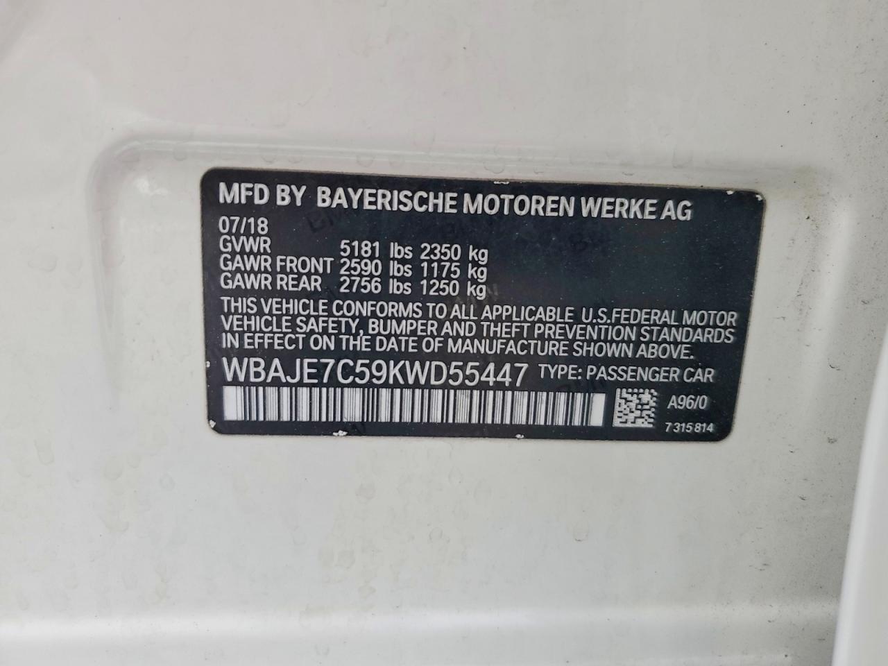 2019 BMW 540 Xi - zdjęcie 12