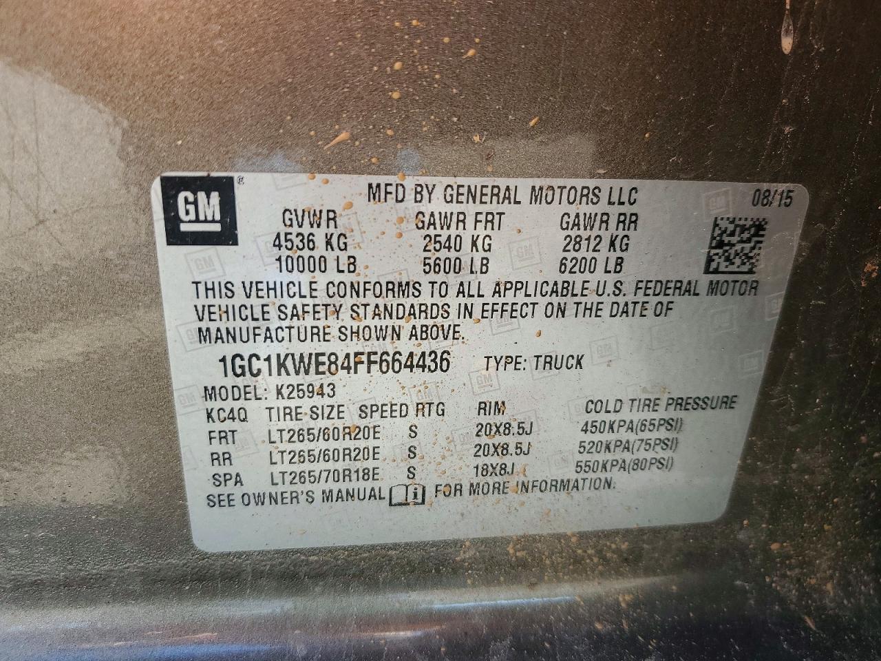 2015 Chevrolet Silverado K2500 Heavy Duty Ltz - zdjęcie 12