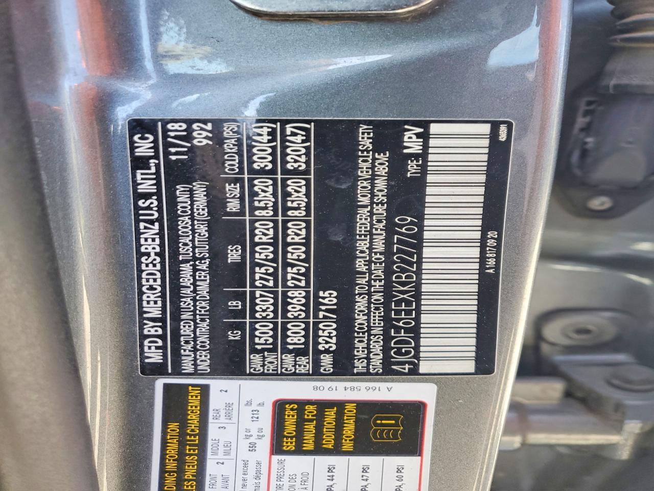2019 Mercedes-Benz Gls 450 4Matic - zdjęcie 13