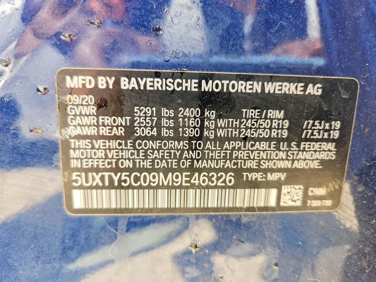 2021 BMW X3 xDrive30I - zdjęcie 13