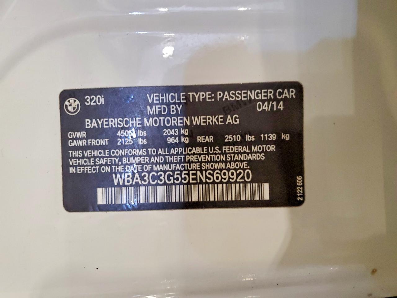 2014 BMW 320 I xDrive - zdjęcie 12