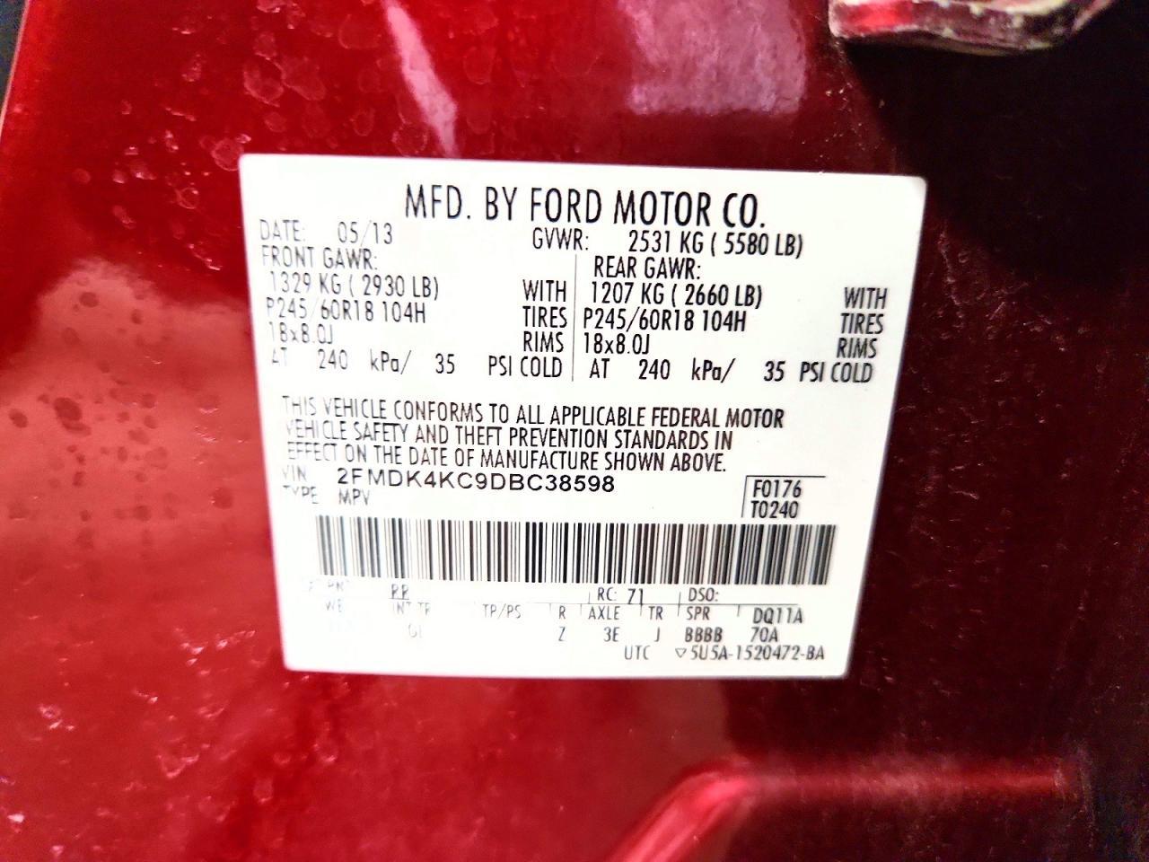 2013 Ford Edge Limited - zdjęcie 14
