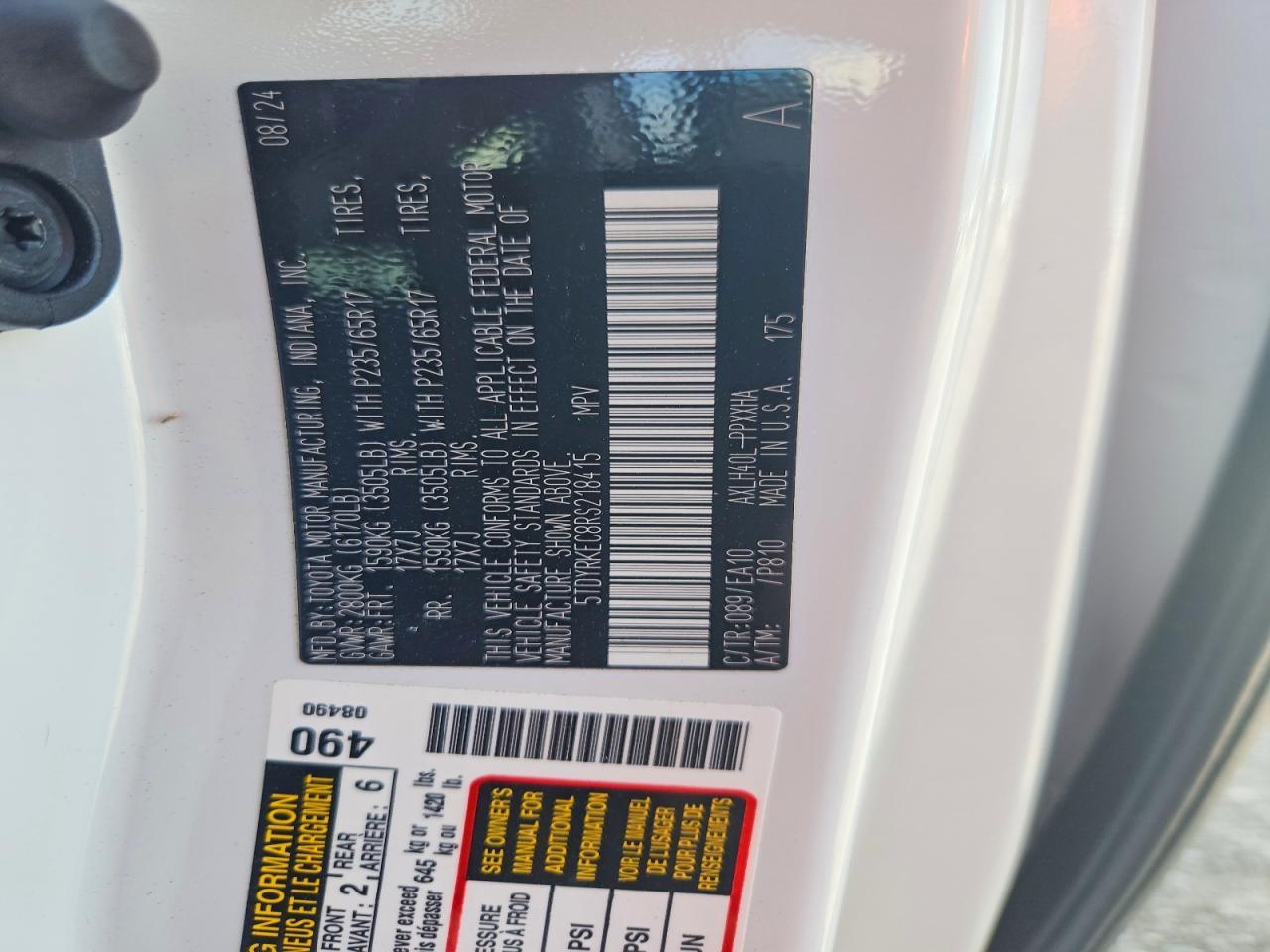 2024 Toyota Sienna Xle - zdjęcie 14