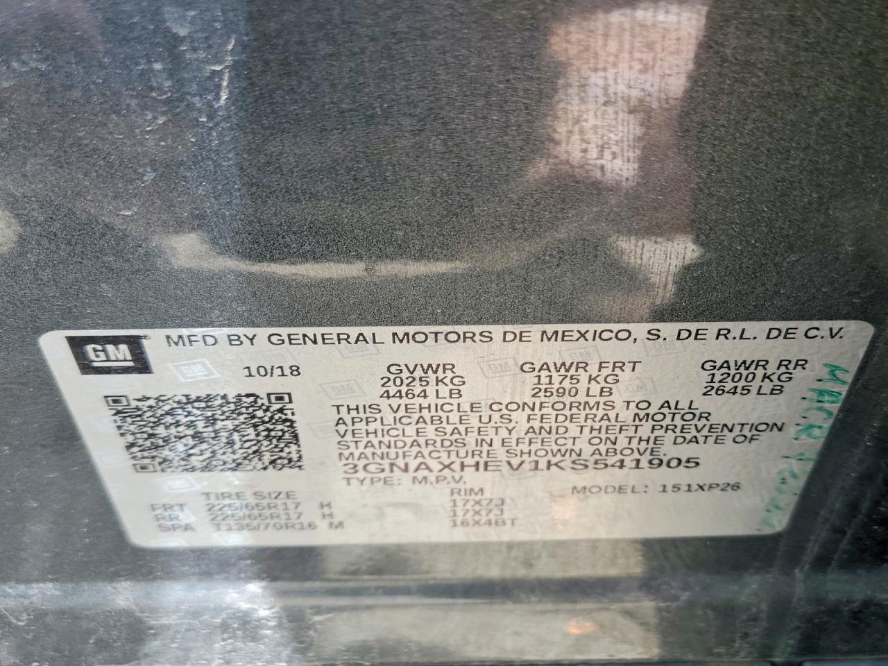 2019 Chevrolet Equinox Ls - zdjęcie 13