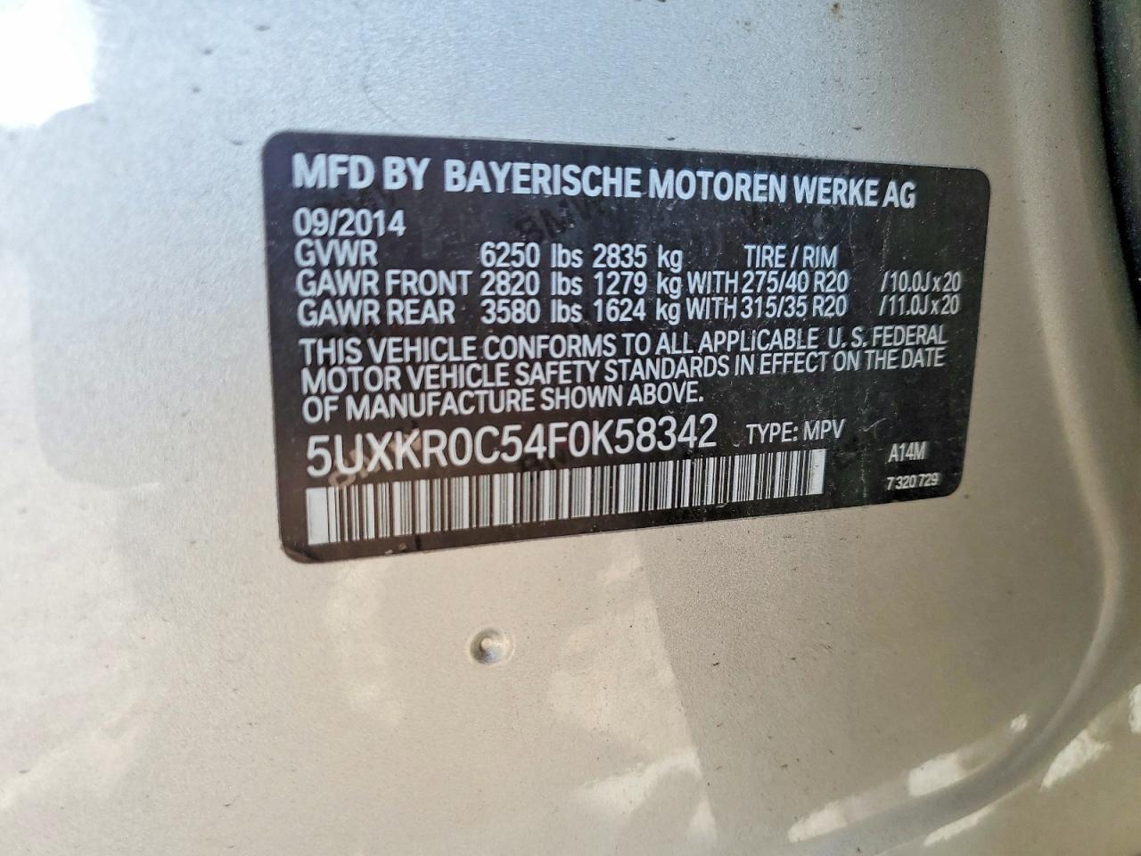 2015 BMW X5 xDrive35I - zdjęcie 13