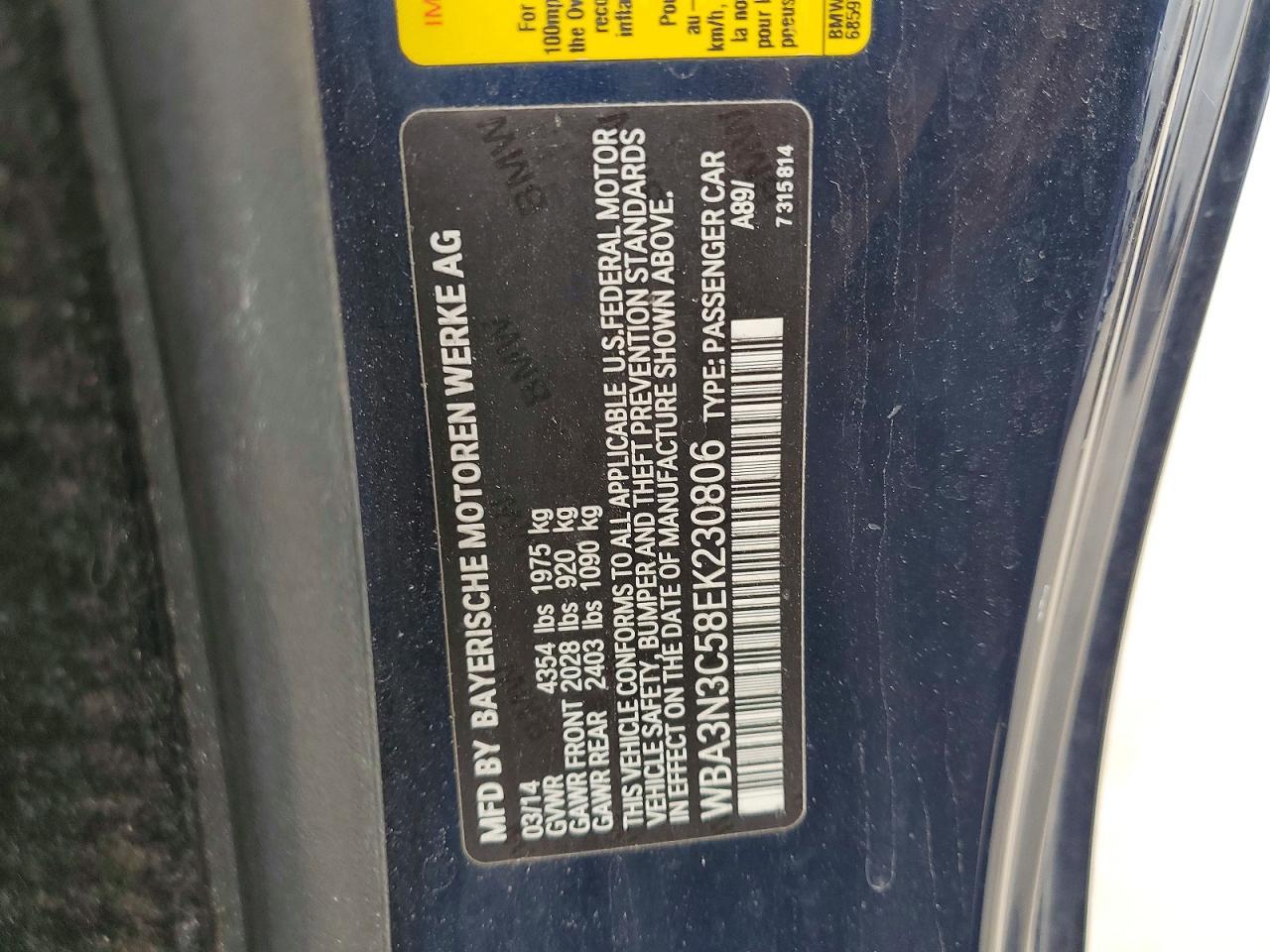 2014 BMW 428 I - zdjęcie 12