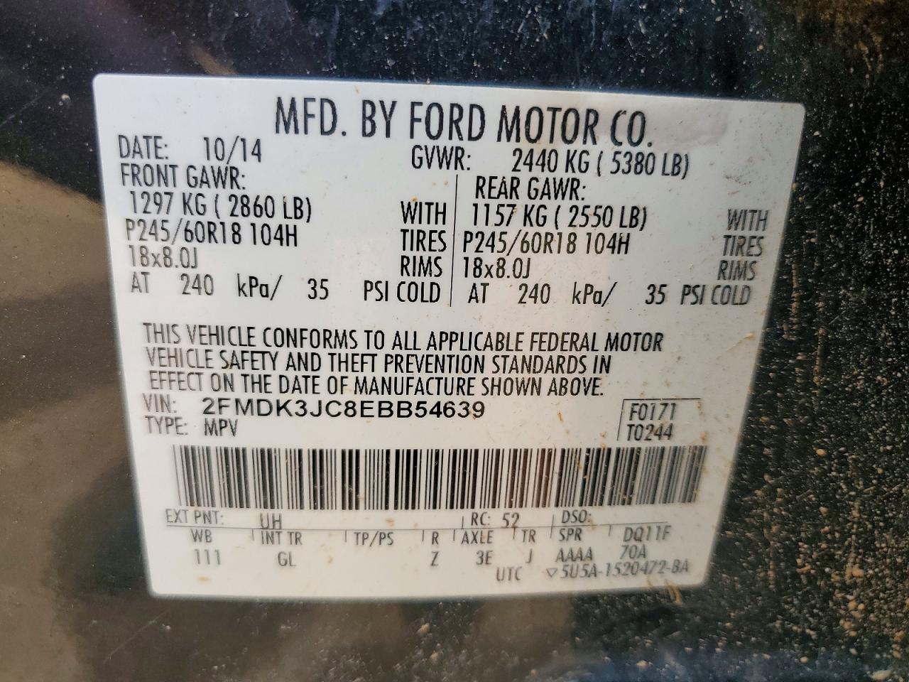 2014 Ford Edge Sel - zdjęcie 12