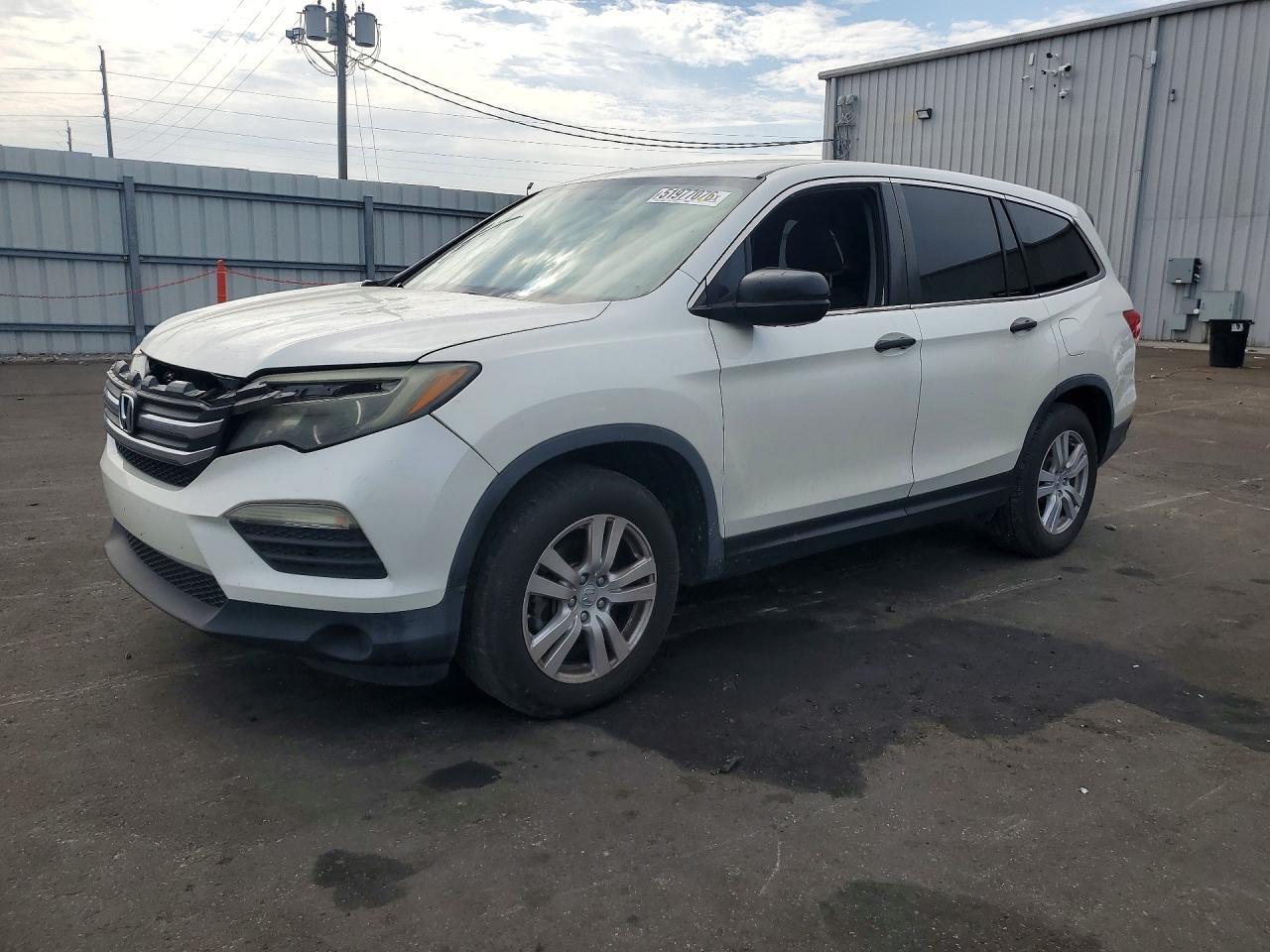 2017 Honda Pilot Lx - zdjęcie główne
