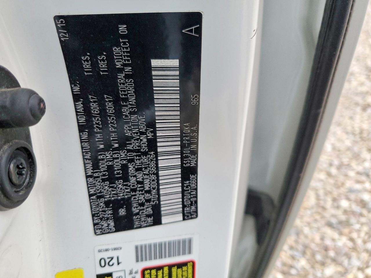 2015 Toyota Sienna Xle 8-Passenger - zdjęcie 13