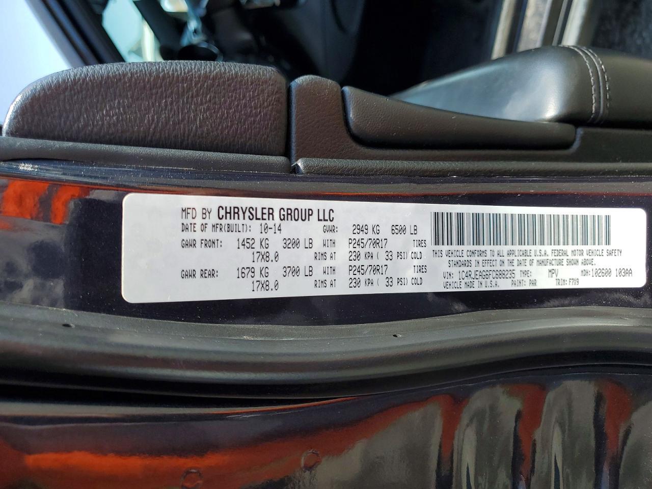 2015 Jeep Grand Cherokee Laredo - zdjęcie 13