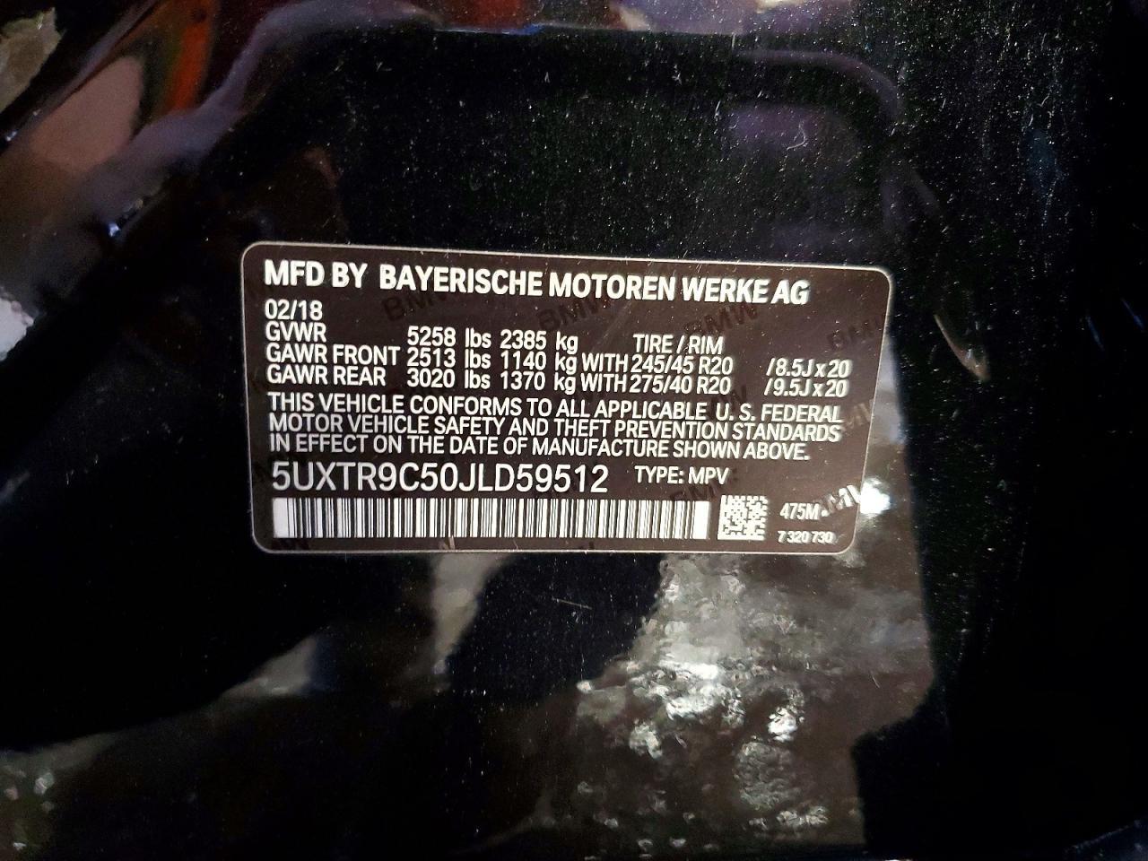 2018 BMW X3 xDrive30I - zdjęcie 13