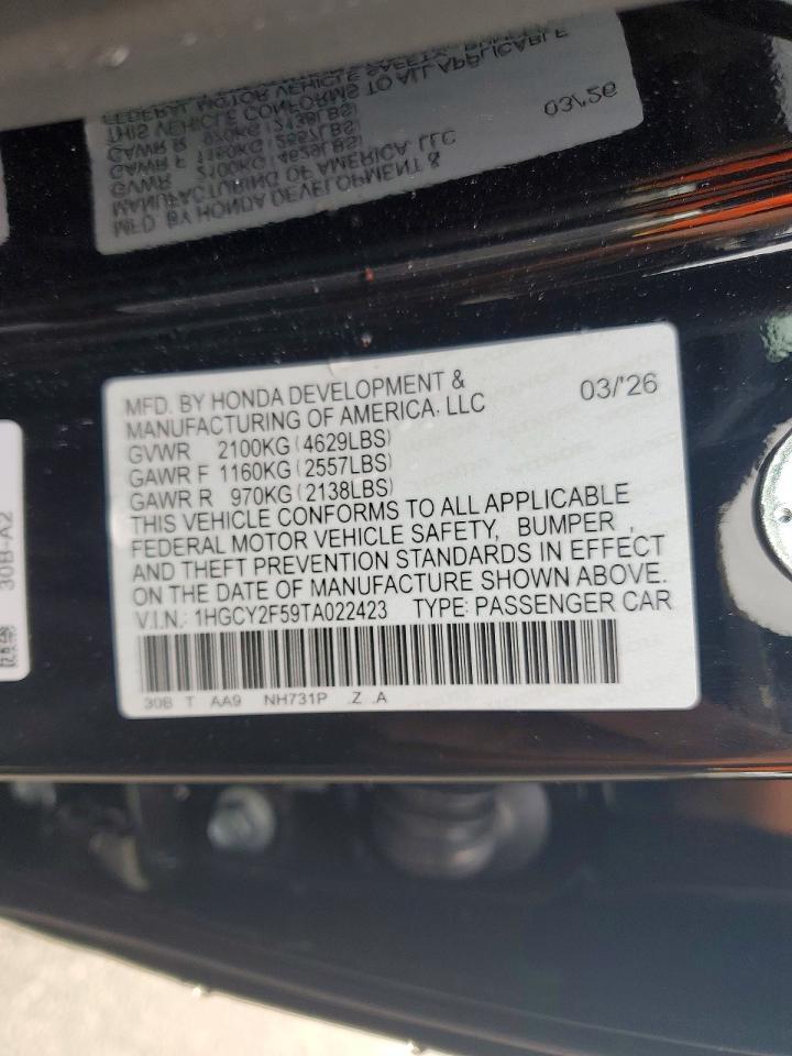 2026 Honda Accord Hybrid Sport - zdjęcie 12
