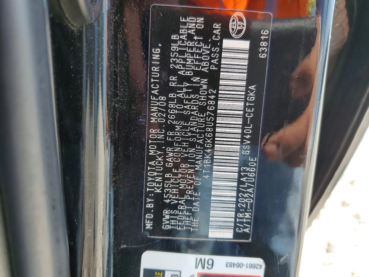 2024 Toyota Camry Xle V6 - zdjęcie 12