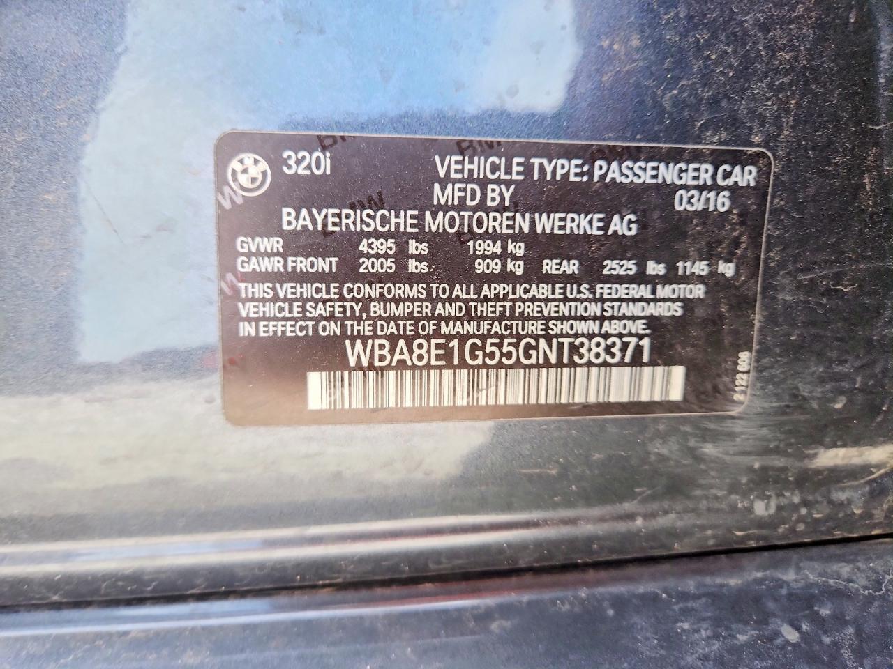 2016 BMW 320 I - zdjęcie 13