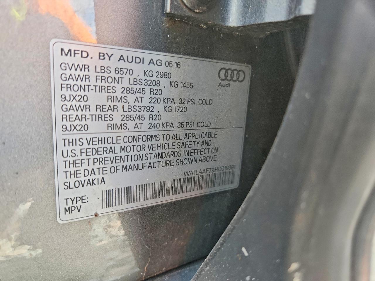 2017 Audi Q7 Premium Plus - zdjęcie 13