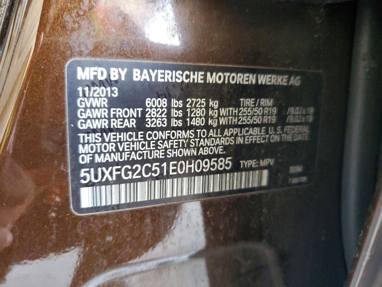 2014 BMW X6 xDrive35I - zdjęcie 12