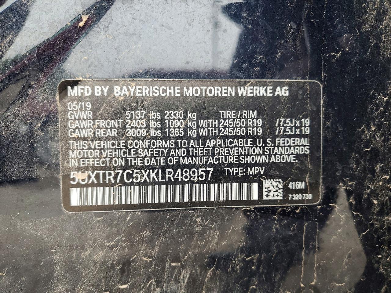 2019 BMW X3 3.0I - zdjęcie 13