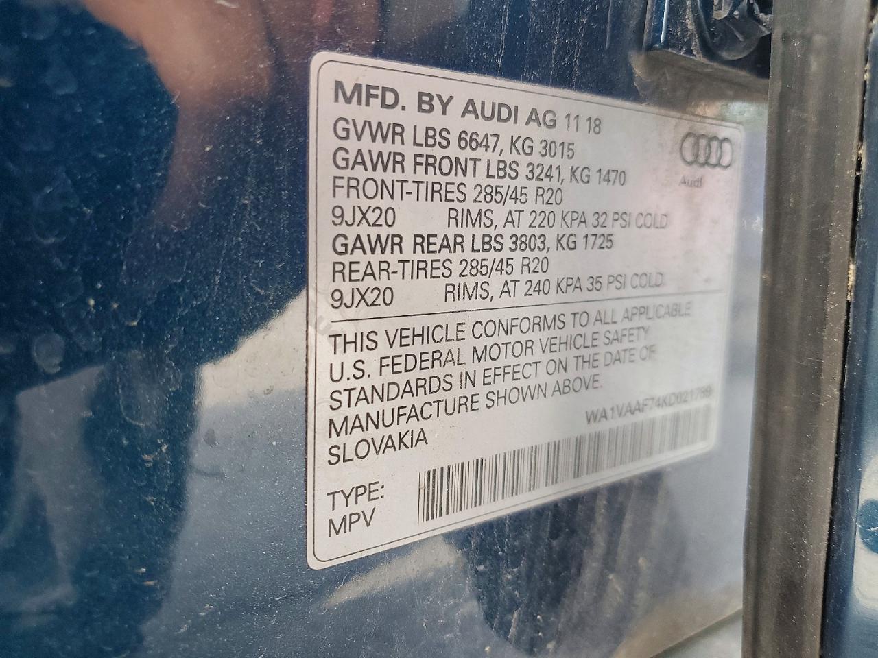 2019 Audi Q7 Prestige - zdjęcie 14