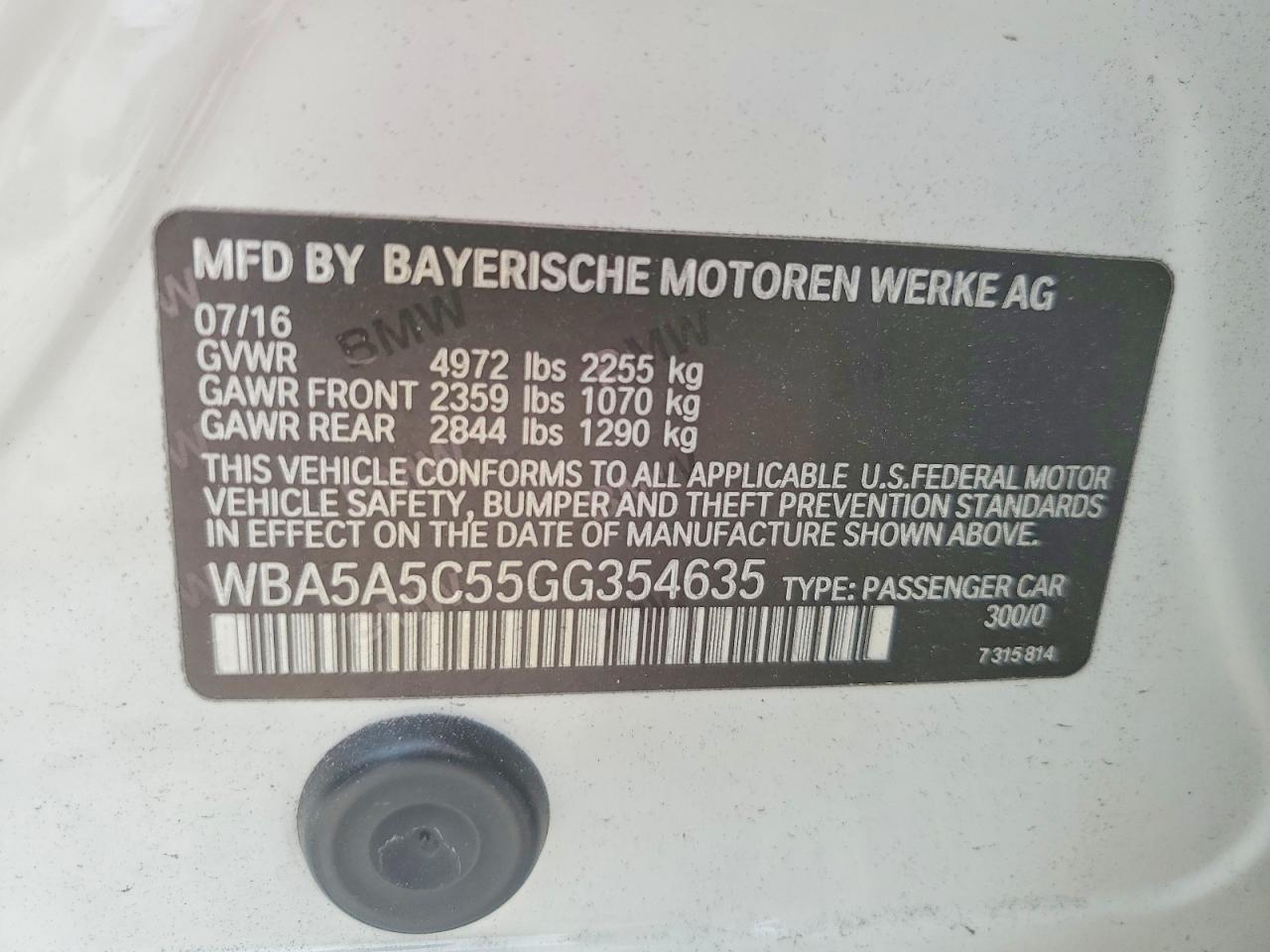 2016 BMW 528 I - zdjęcie 13