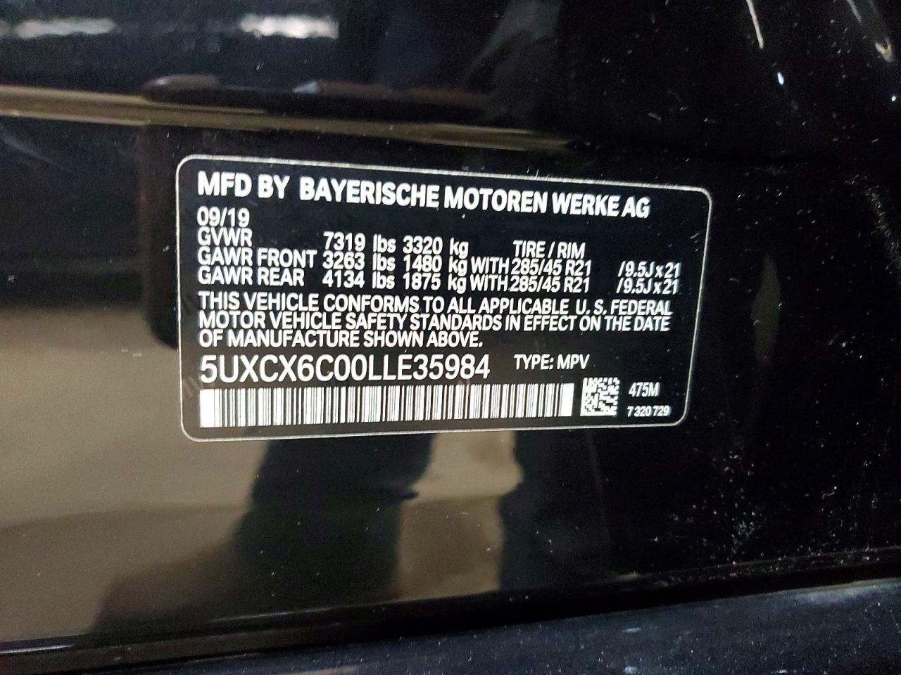 2020 BMW X7 M50I - zdjęcie 13