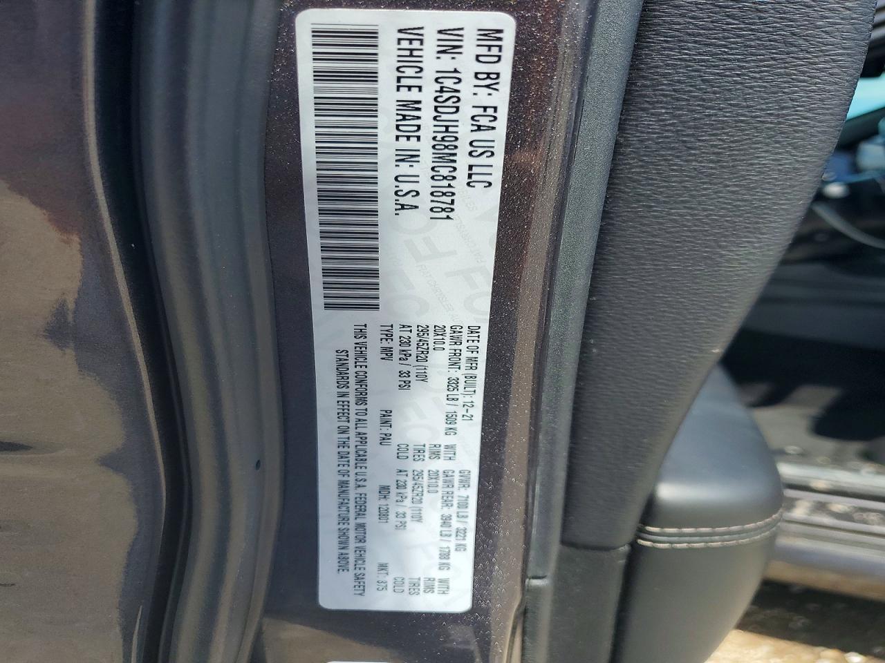2021 Dodge Durango Srt Hellcat - zdjęcie 13