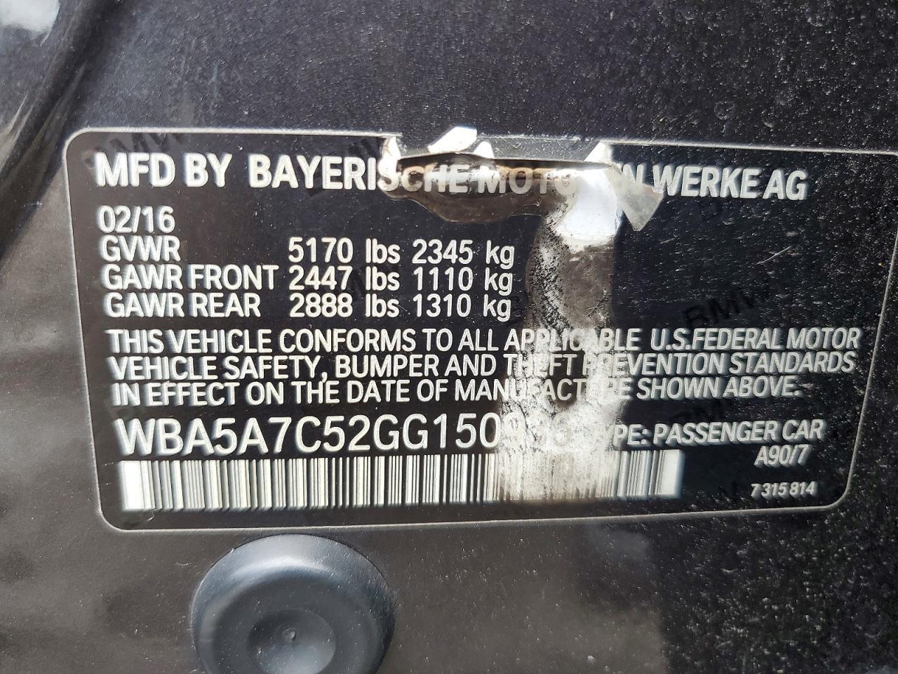2016 BMW 528 Xi - zdjęcie 12