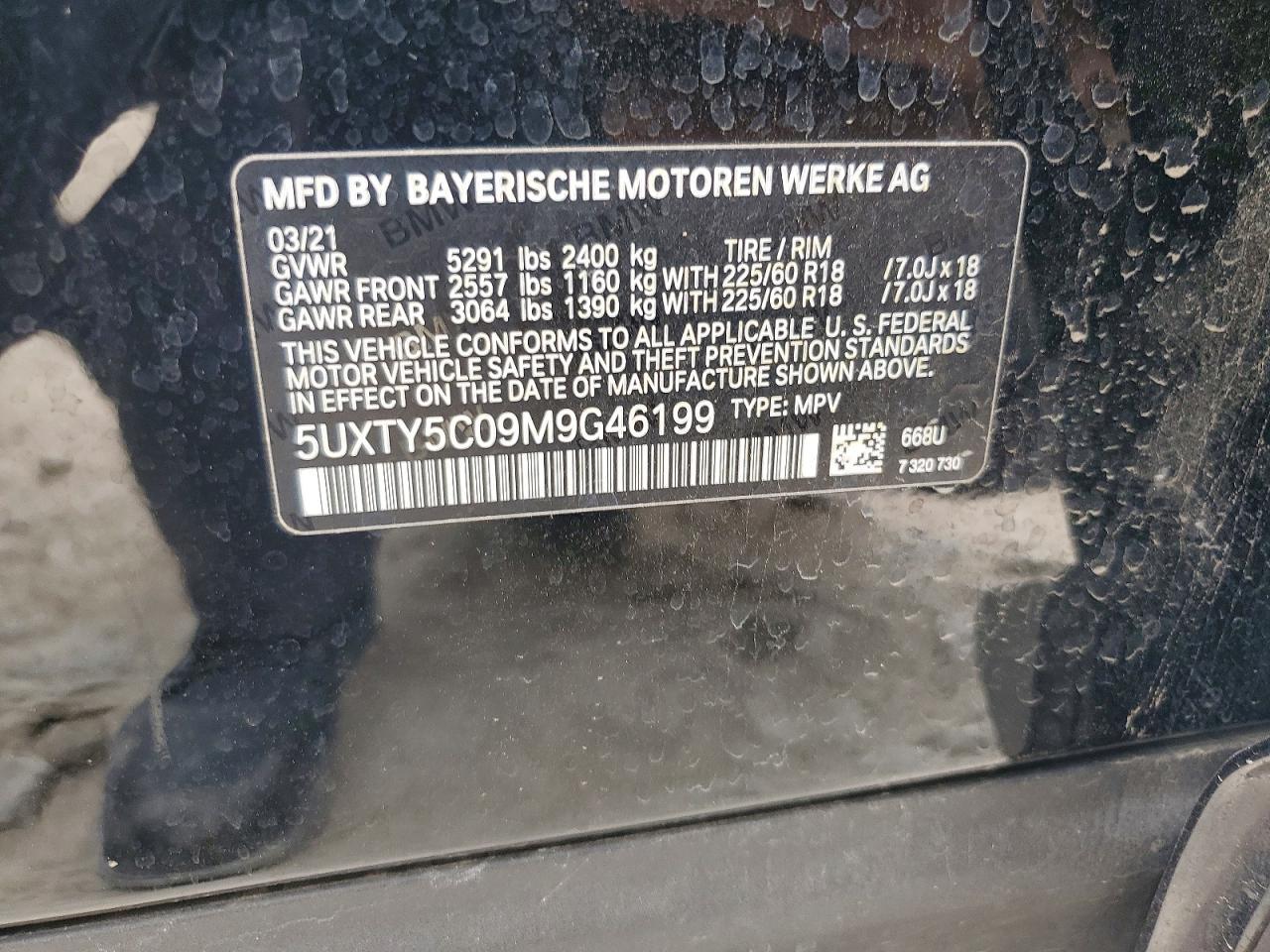 2021 BMW X3 xDrive30I - zdjęcie 14