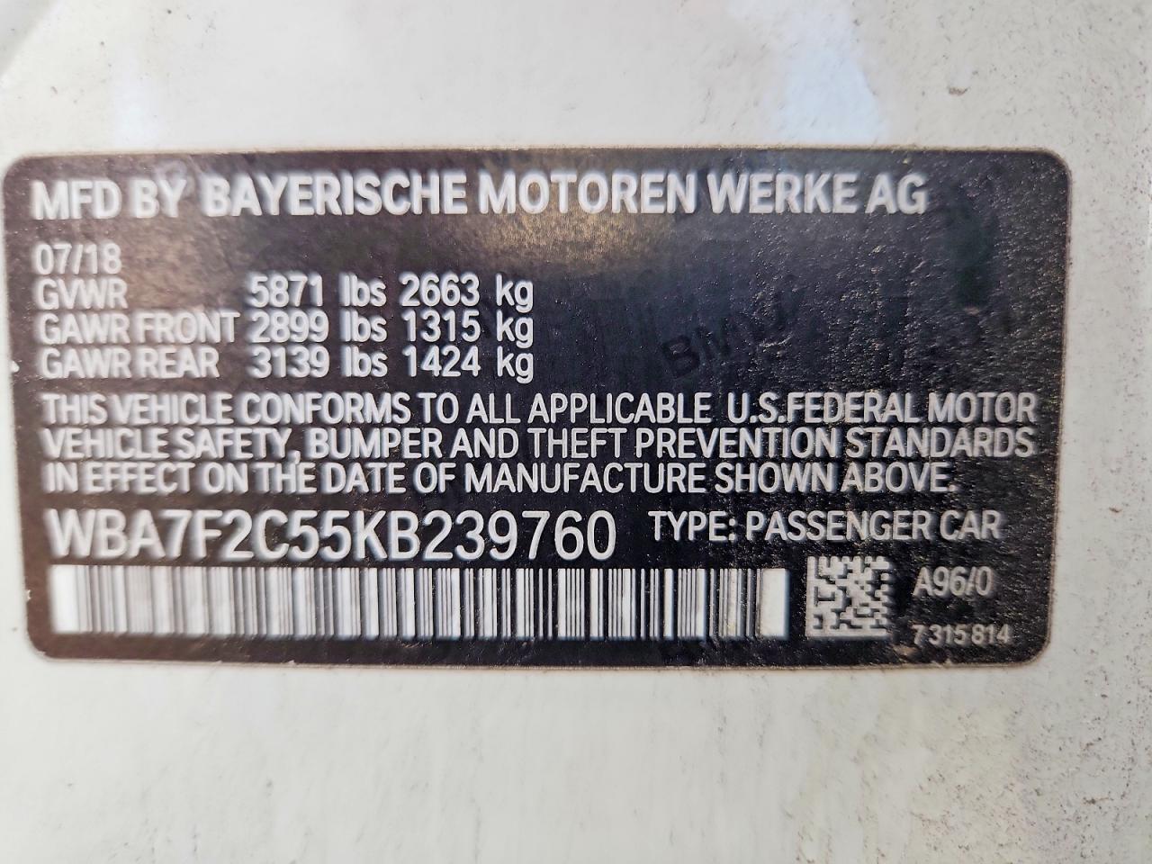 2019 BMW 750 Xi - zdjęcie 12