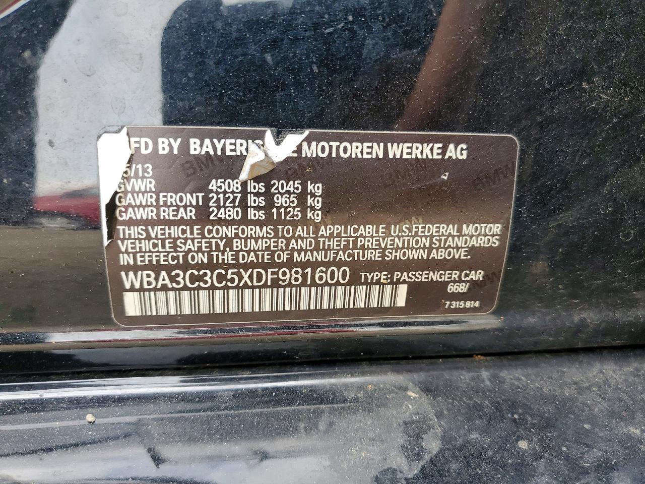 2013 BMW 320 I xDrive - zdjęcie 12