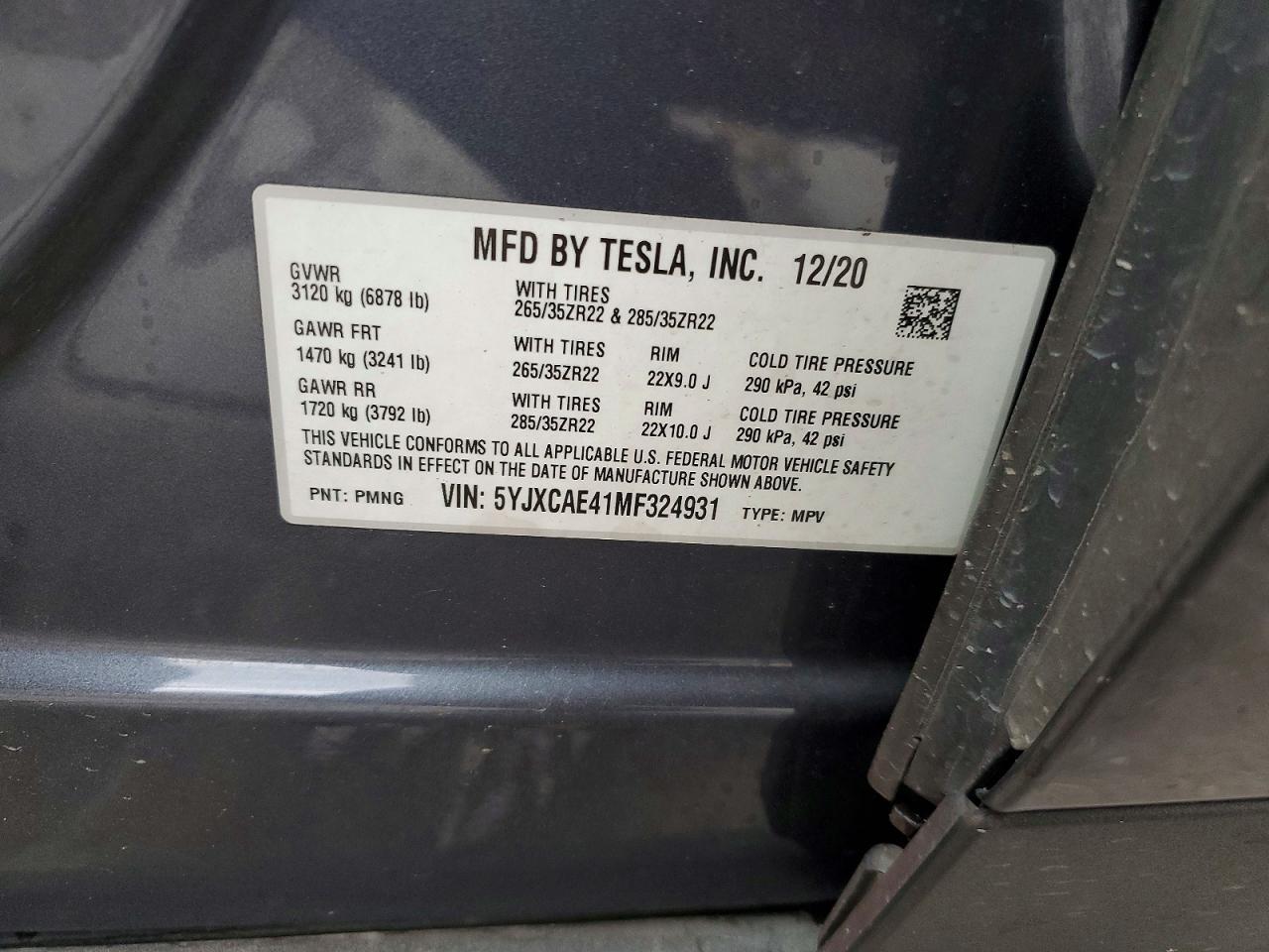 2021 Tesla Model X - zdjęcie 13