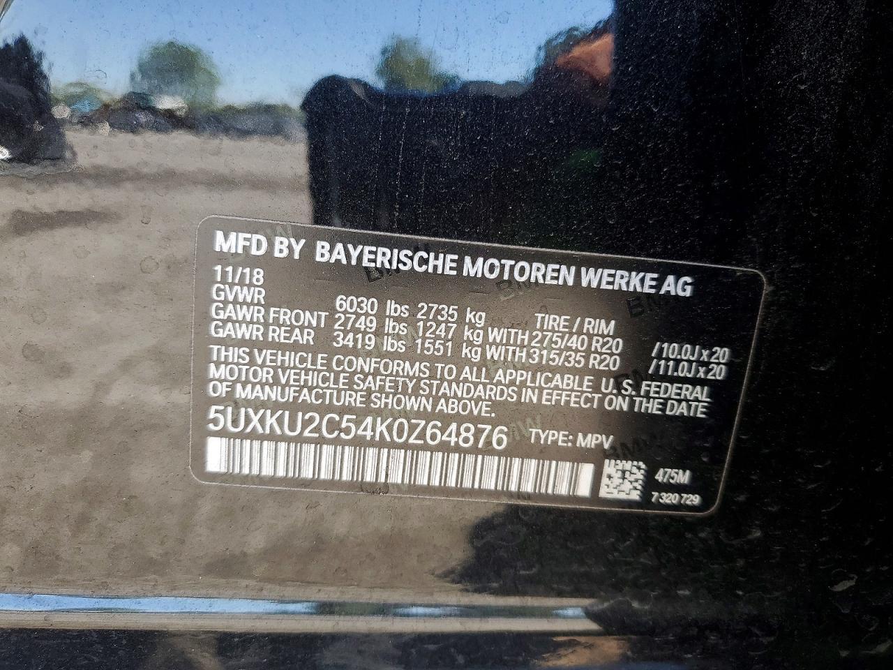 2019 BMW X6 xDrive35I - zdjęcie 13