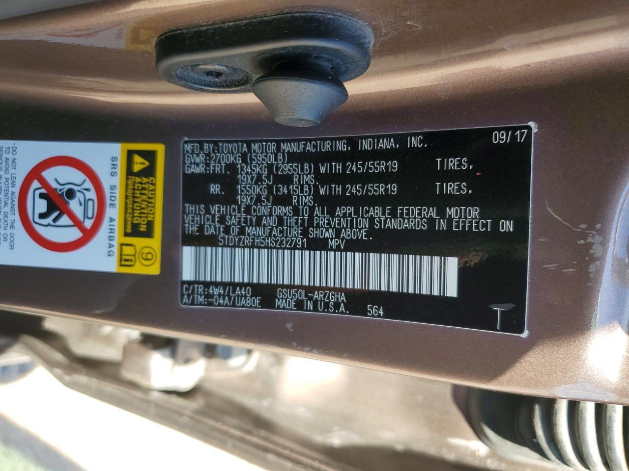 2017 Toyota Highlander Limited - zdjęcie 14