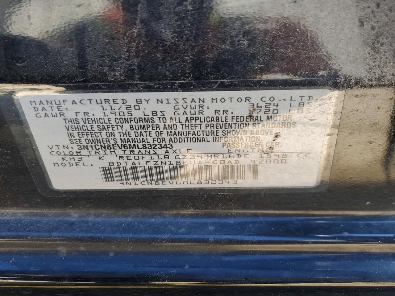 2021 Nissan Versa Sv - zdjęcie 12