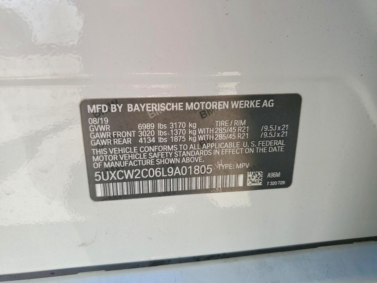 2020 BMW X7 xDrive40I - zdjęcie 14