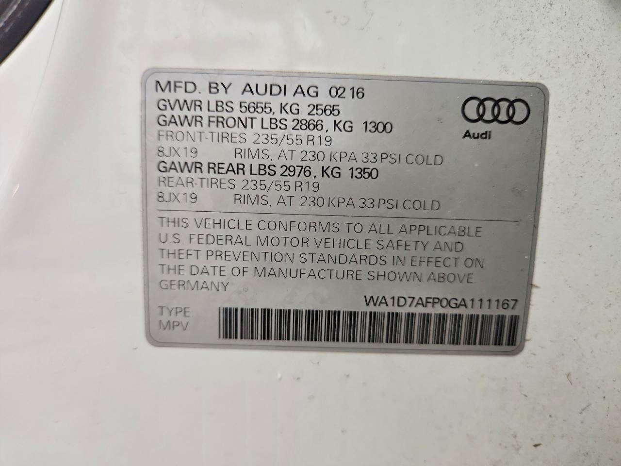 2016 Audi Q5 Premium Plus S-Line - zdjęcie 13