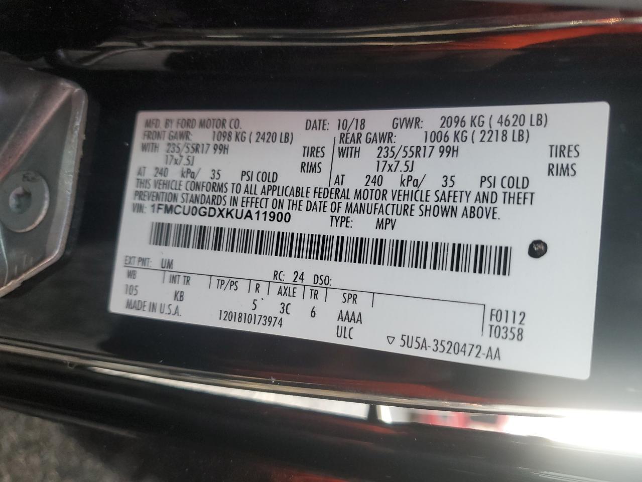 2019 Ford Escape Se - zdjęcie 13