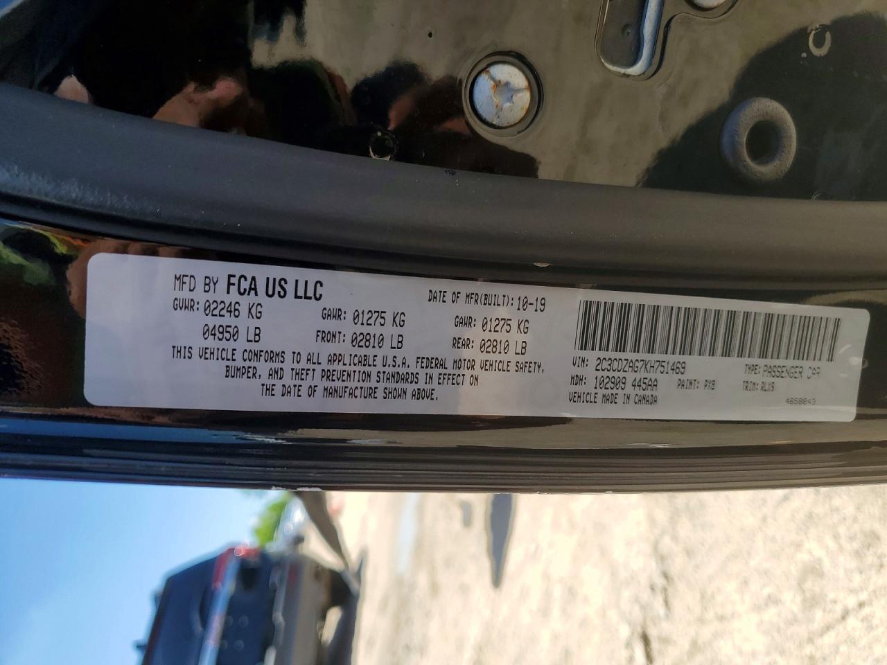 2019 Dodge Challenger - zdjęcie 12