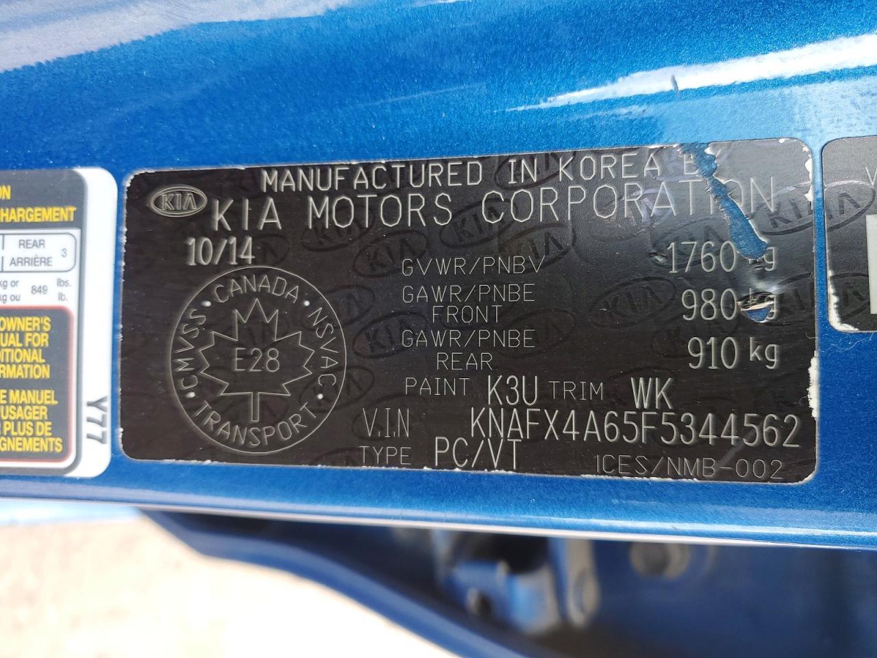 2015 Kia Forte Lx - zdjęcie 12