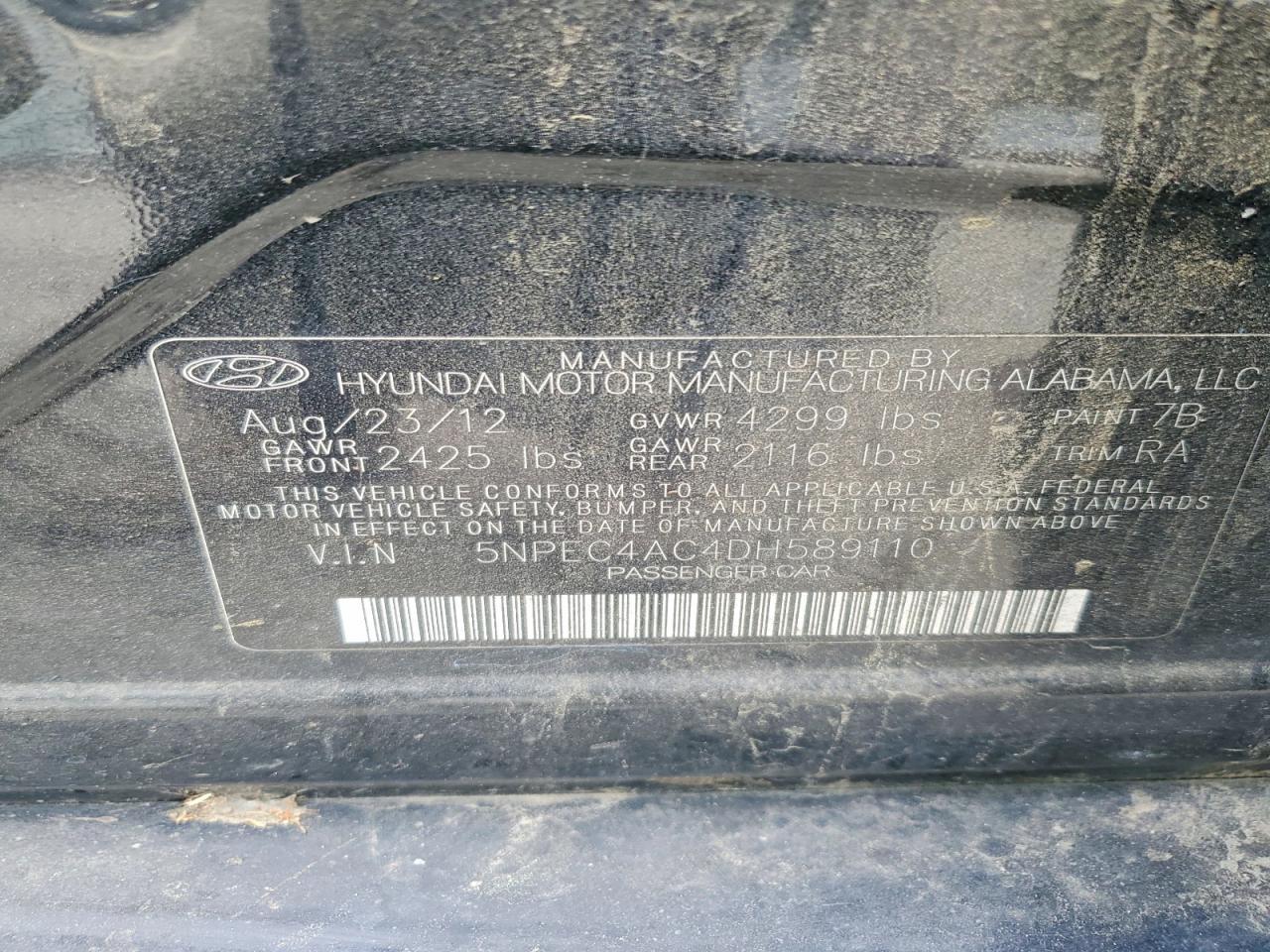 2013 Hyundai Sonata Limited - zdjęcie 13
