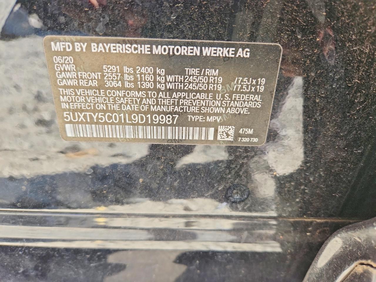 2020 BMW X3 xDrive30I - zdjęcie 12