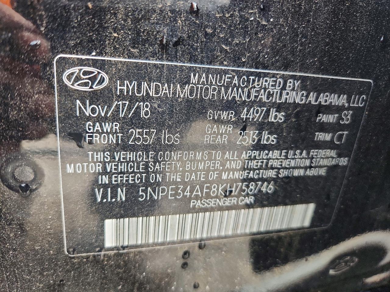 2019 Hyundai Sonata Sport - zdjęcie 12