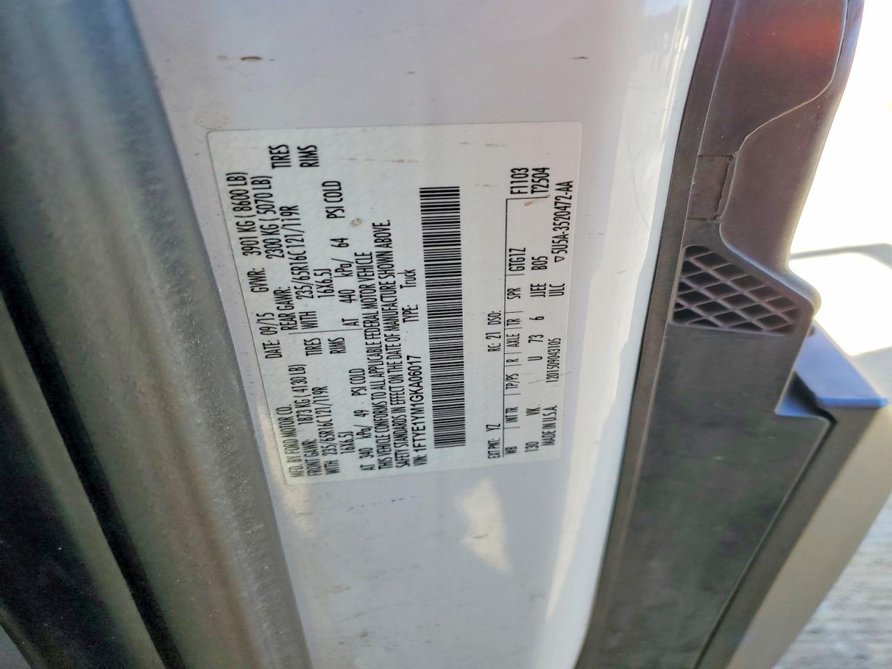 2016 Ford Transit T-150 - zdjęcie 12