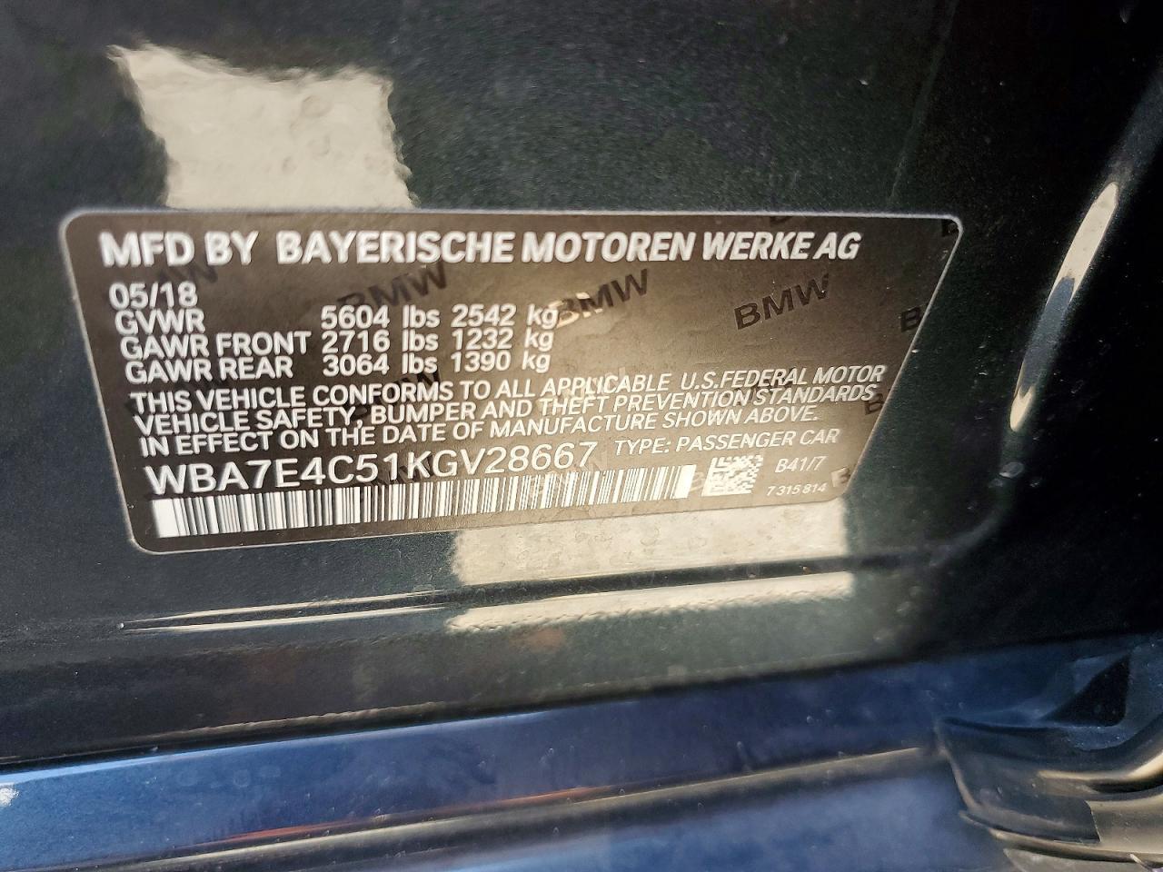 2019 BMW 740 Xi - zdjęcie 12